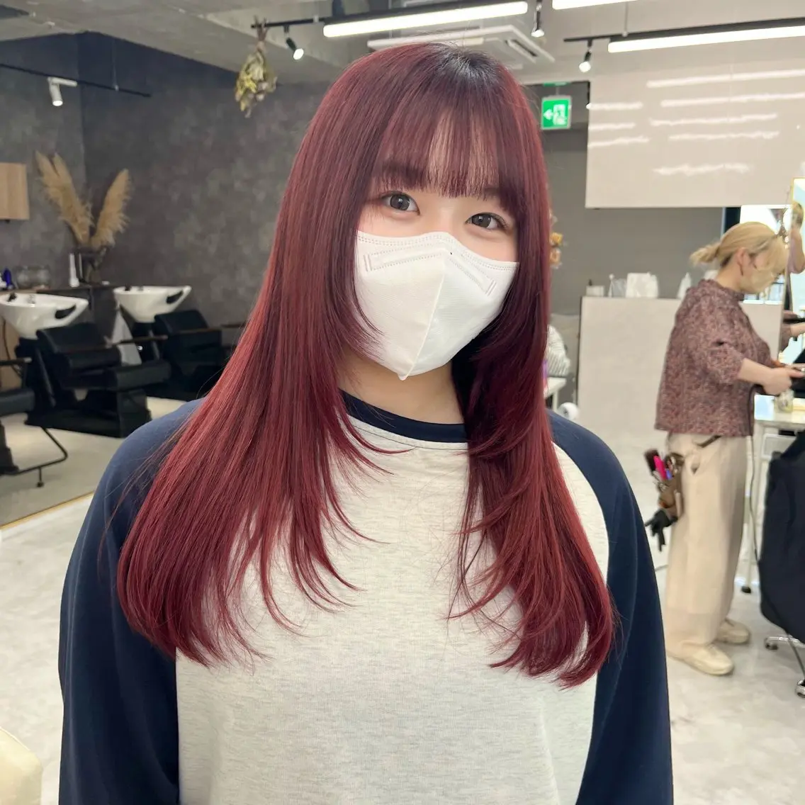 ロング カラー 🥀YUIHA🥀 テザインカラー♥のヘアスタイル