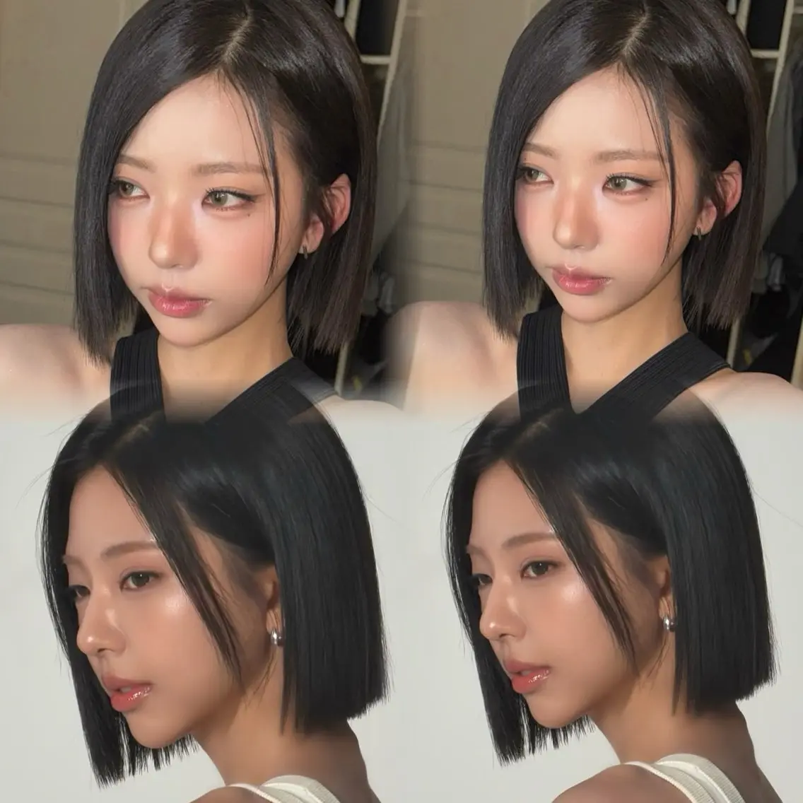 ミディアム ワンレンボブ ボブ ✨無料カット募集中✨ ONYXのヘアスタイル