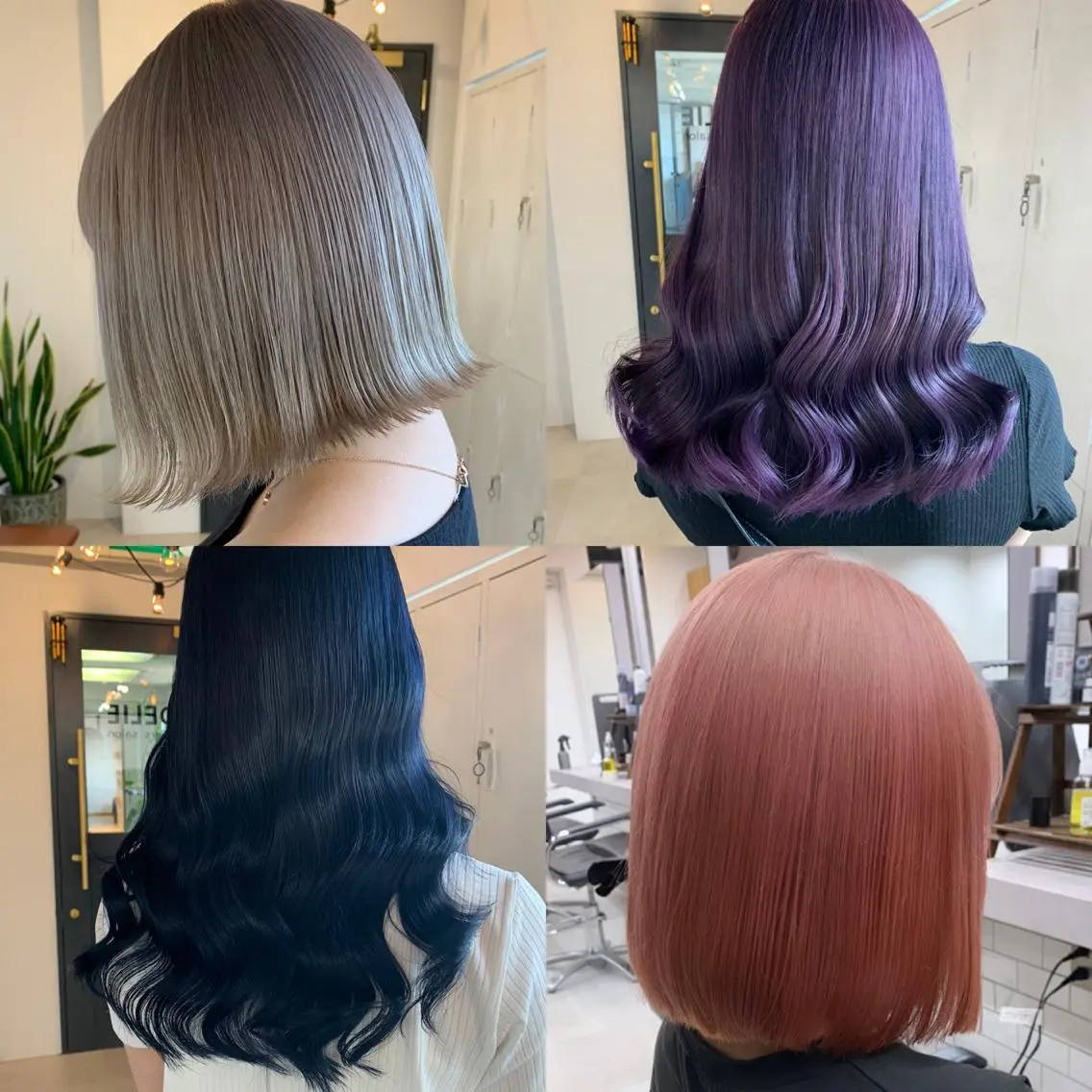 セミロング 韓国風ヘア ヘアカラー トリートメント 🌸MAYU🌸 ハイトーン➕レイヤーのヘアスタイル