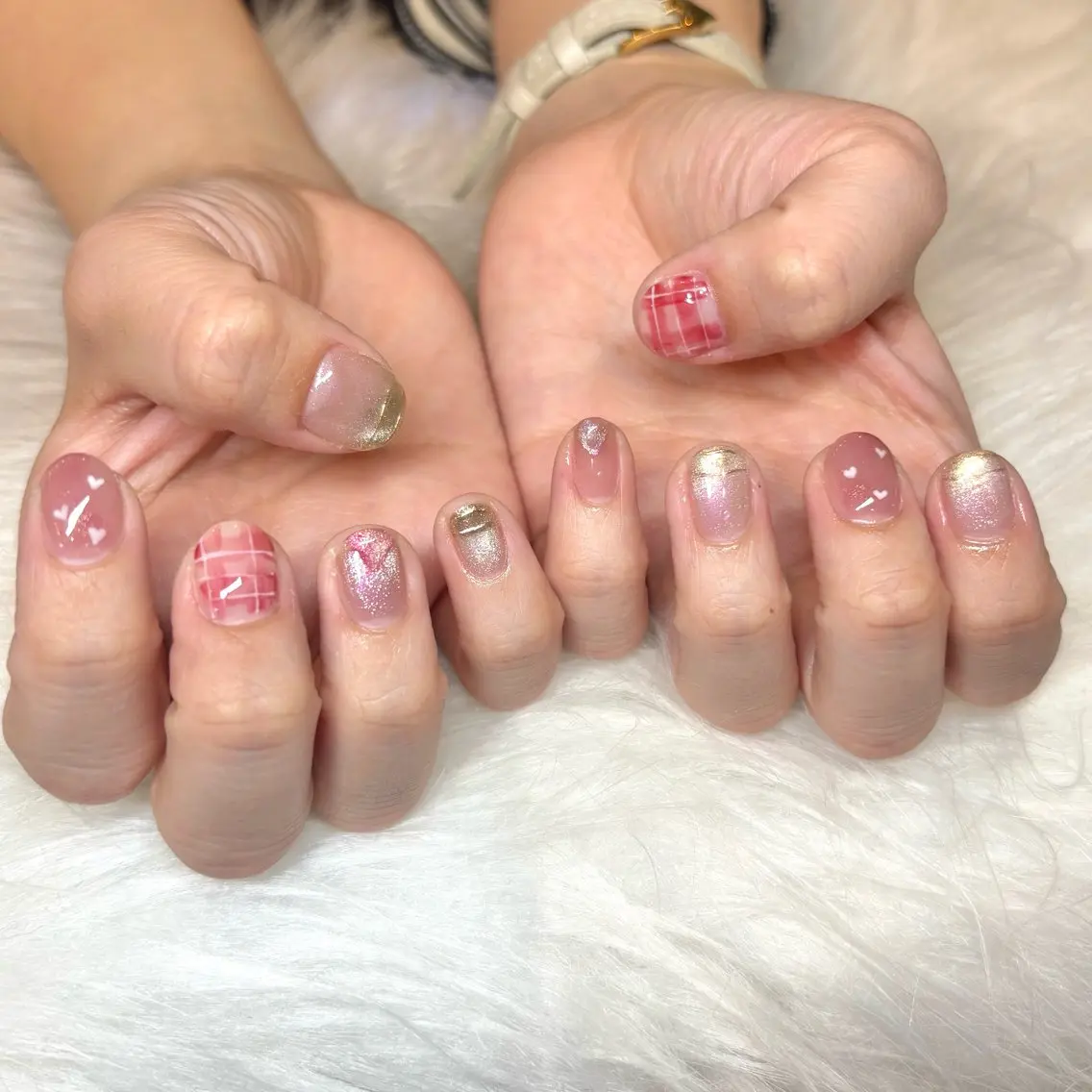 ネイル ニュアンスネイル ハンドネイル HANA ソブエのネイルデザイン