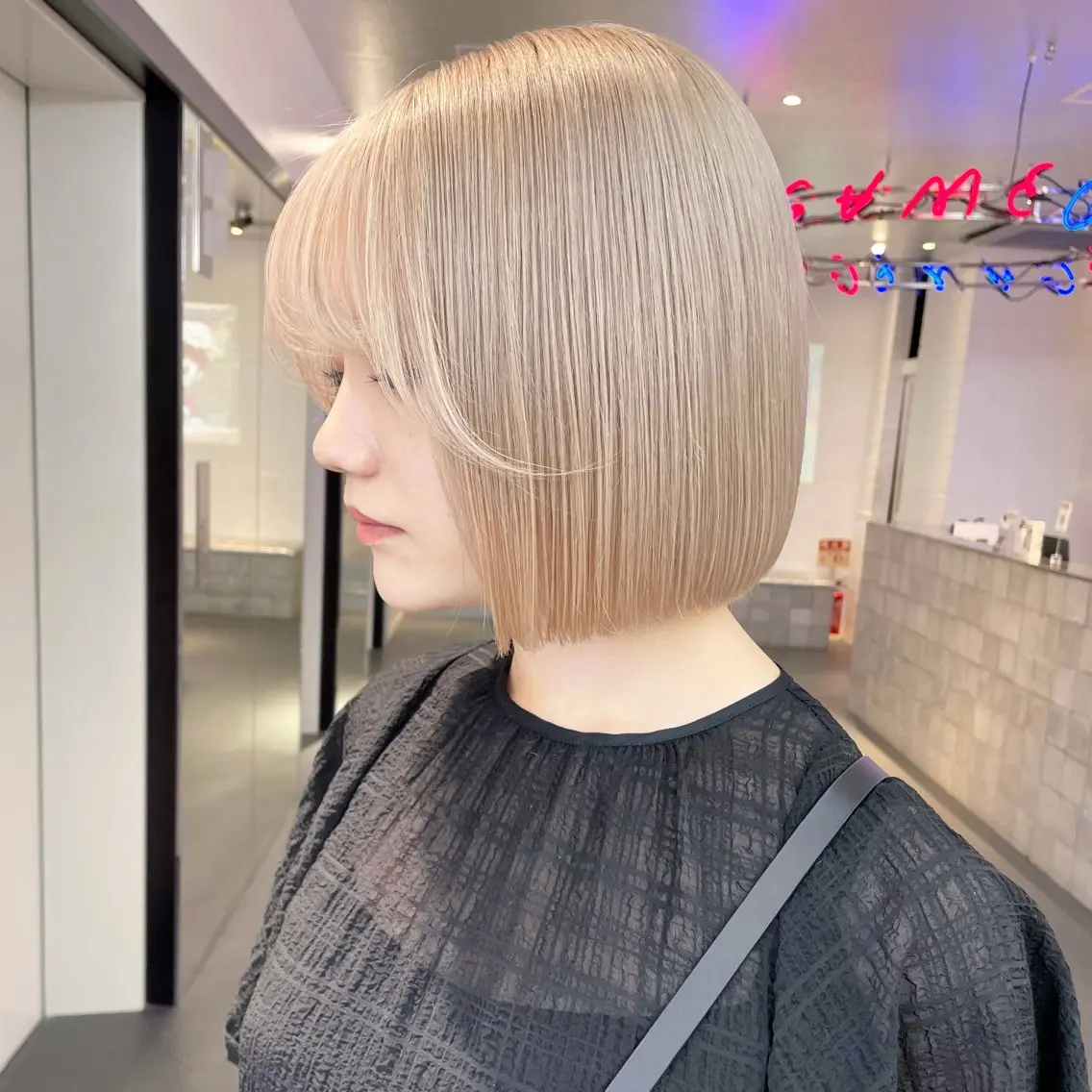 🌬ダメージレスカラー!!🌬ケアブリーチ➕カラー➕外部補修トリートメントの写真
