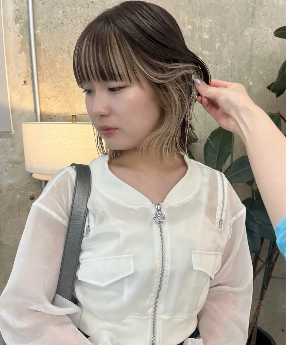 【デザインカラーメニュー】カット+カラー+インナーカラー+トリートメントの写真