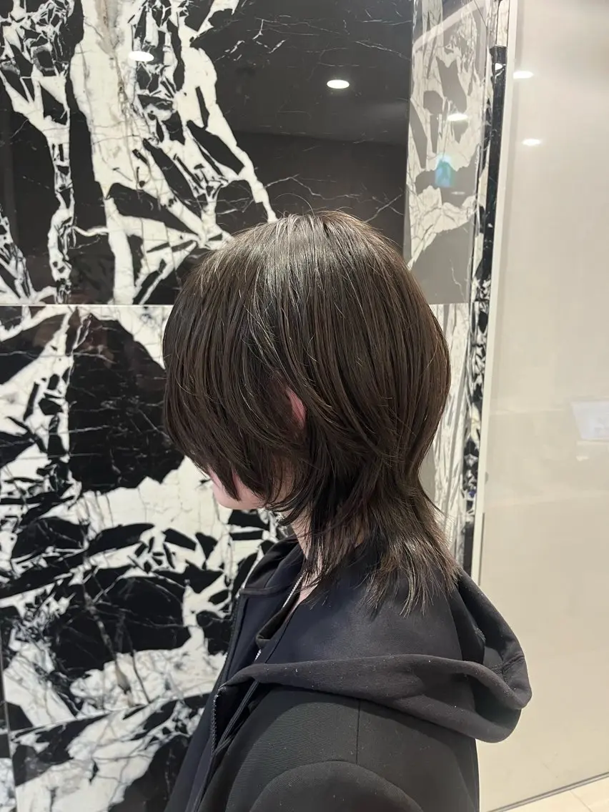ミディアム 石原 光のヘアスタイル