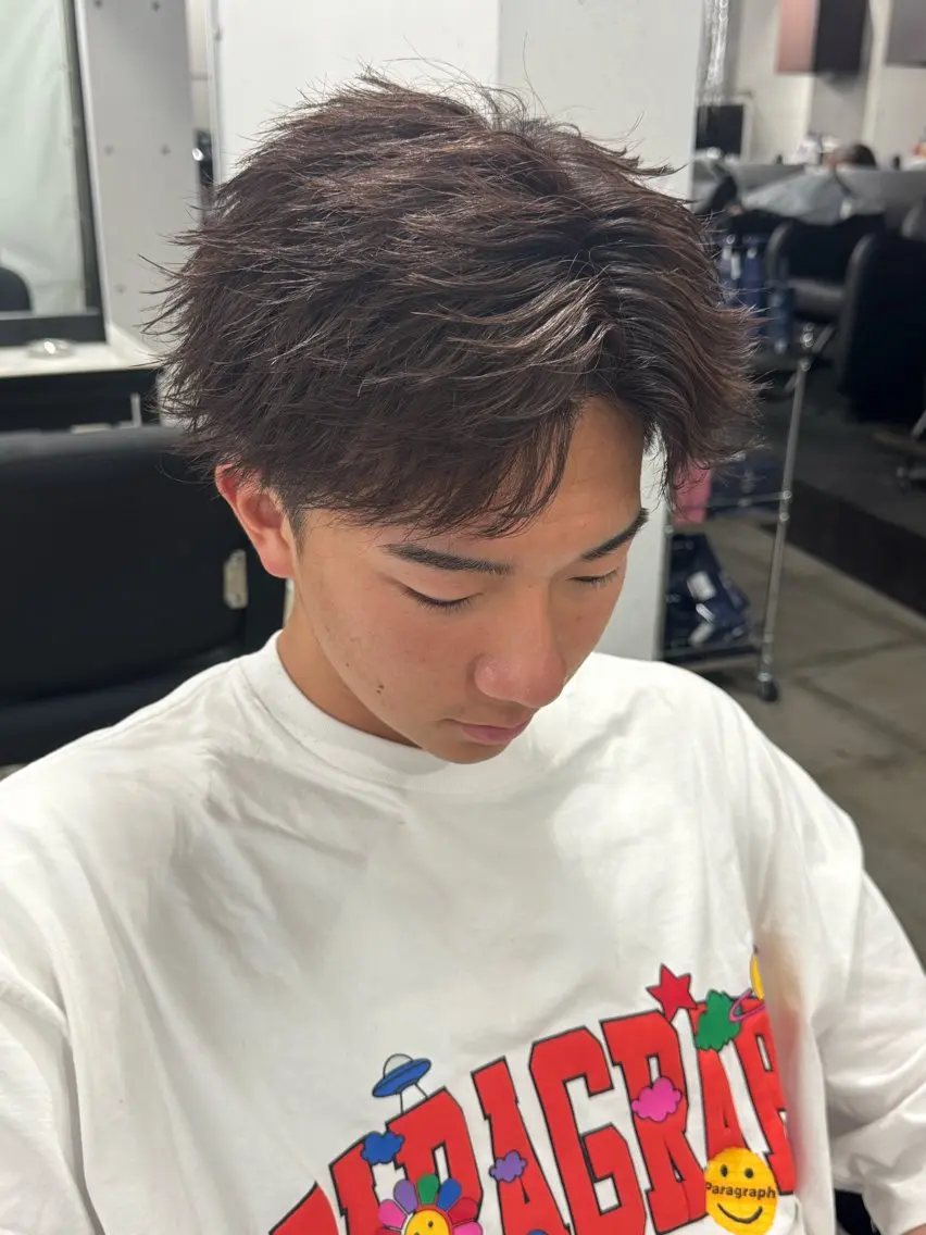 メンズ 岩佐 柚太のヘアスタイル