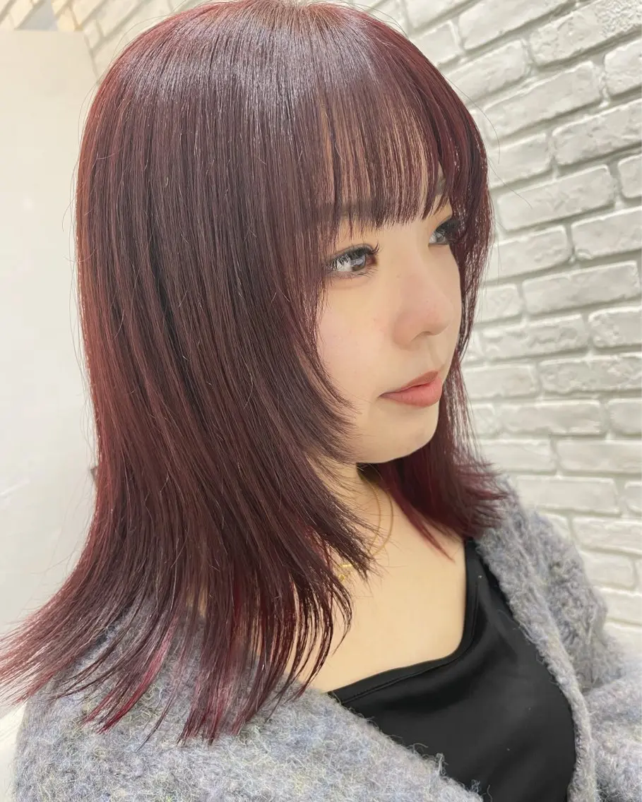 ミディアム カット ヘアカラー トリートメント 戸塚 直人のヘアスタイル