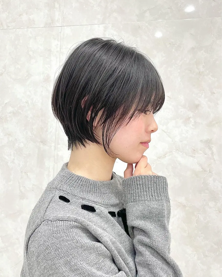 ショート カラー ショート/似合わせ/ 透明感カラー古市唯人のヘアスタイル