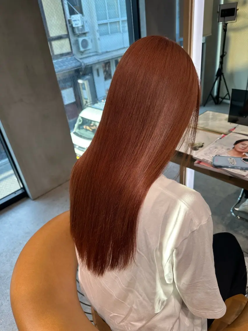 平日限定フルコース🌿‬ カット+カラー+美髪縮毛矯正or酸性ストレート+髪質改善カシミアトリートメントの写真