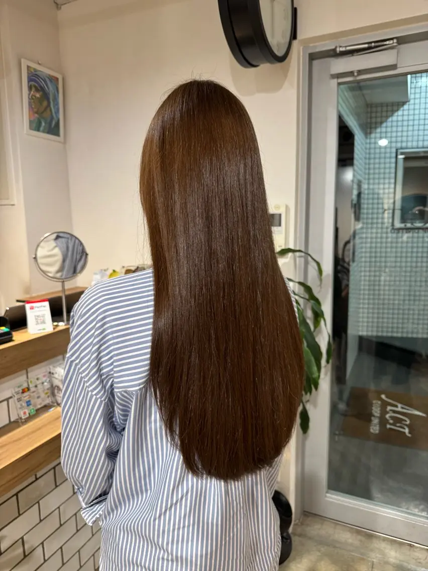ロング カラー ベージュカラー ブリーチ カット ヘアカラー トリートメント 似合わせカラー/ ブリーチ🎀Rinのヘアスタイル