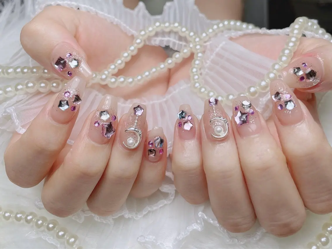 ネイル アートネイル オーロラネイル フラッシュネイル フットネイル フレンチネイル Sora nail 長さ出し専門店のネイルデザイン
