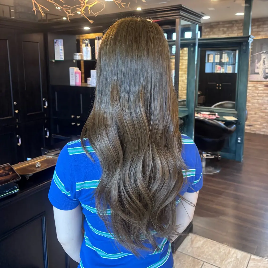 ロング ヘアカラー トリートメント mana 💟ダブルカラー💟のヘアスタイル
