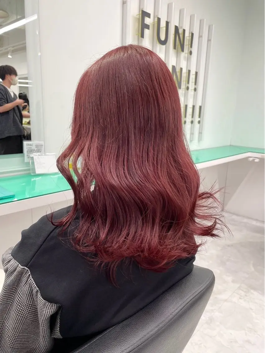 セミロング カラー ヘアカラー トリートメント うる艶ストレート♡透 明感カラー♡かずまるのヘアスタイル