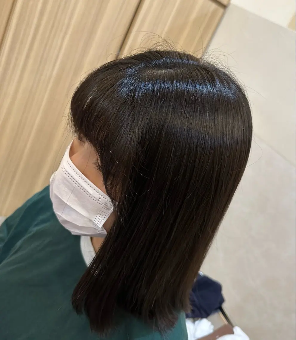 ナチュラルヘア 神田一瑳のヘアスタイル