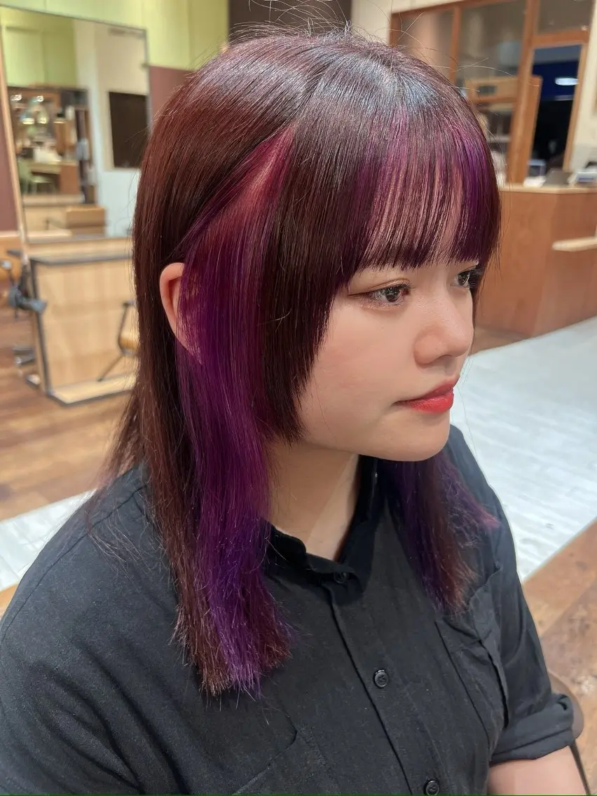 セミロング カラー ヘアカラー 🌻井上 マリー🌻のヘアスタイル