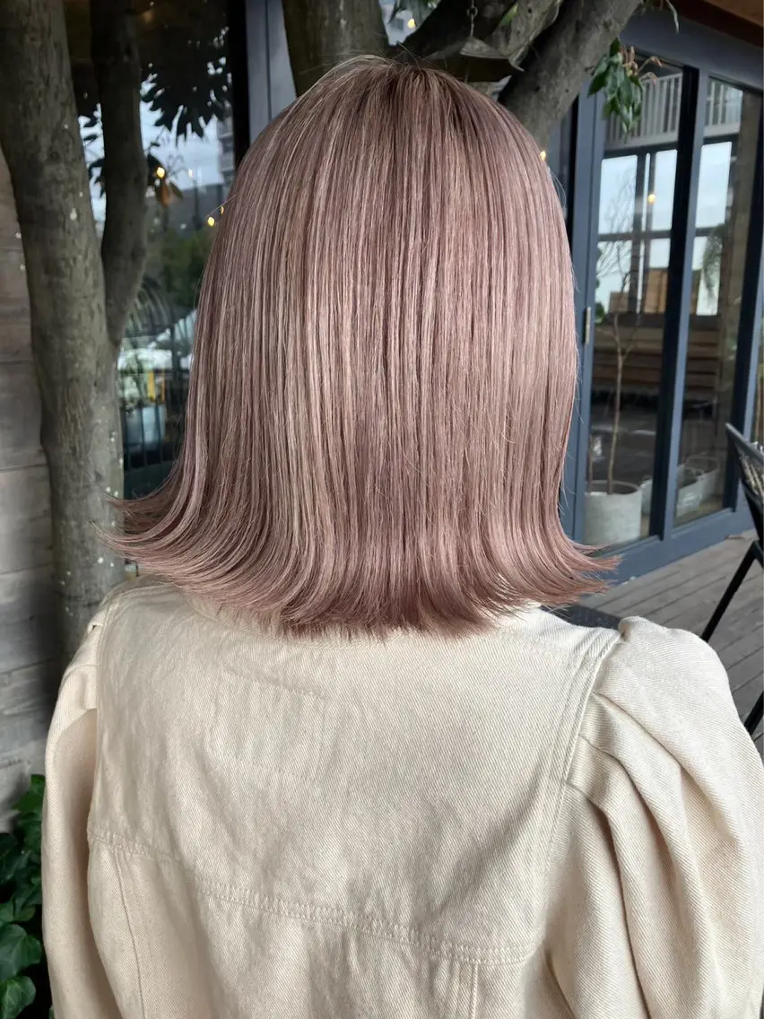 ミディアム カラー 赤み消しカラー 🩵かりんのヘアスタイル