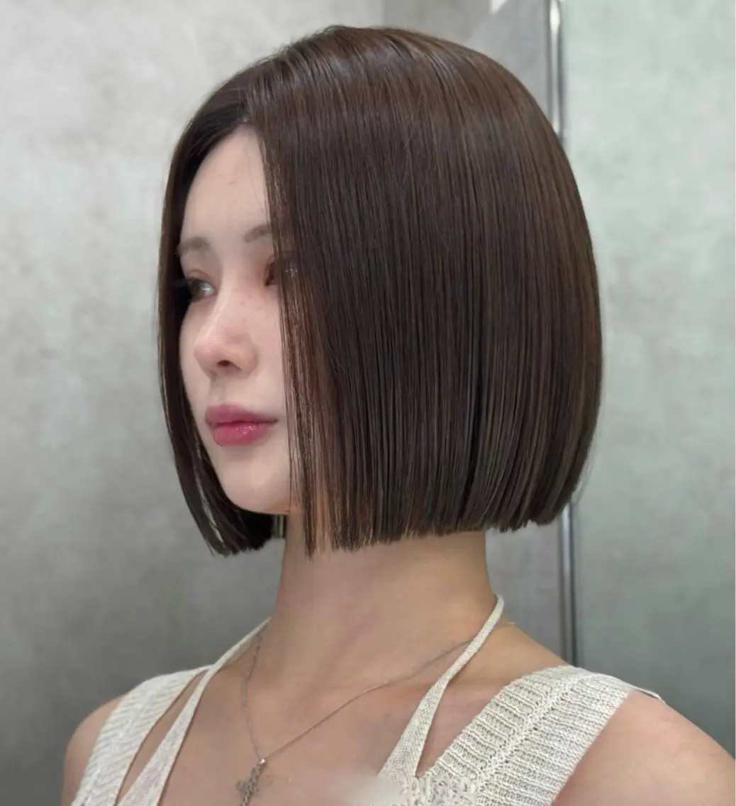 ショート ボブ トリートメント 𝐜𝐨𝐚 𝐦𝐨𝐦𝐨𝐞のヘアスタイル