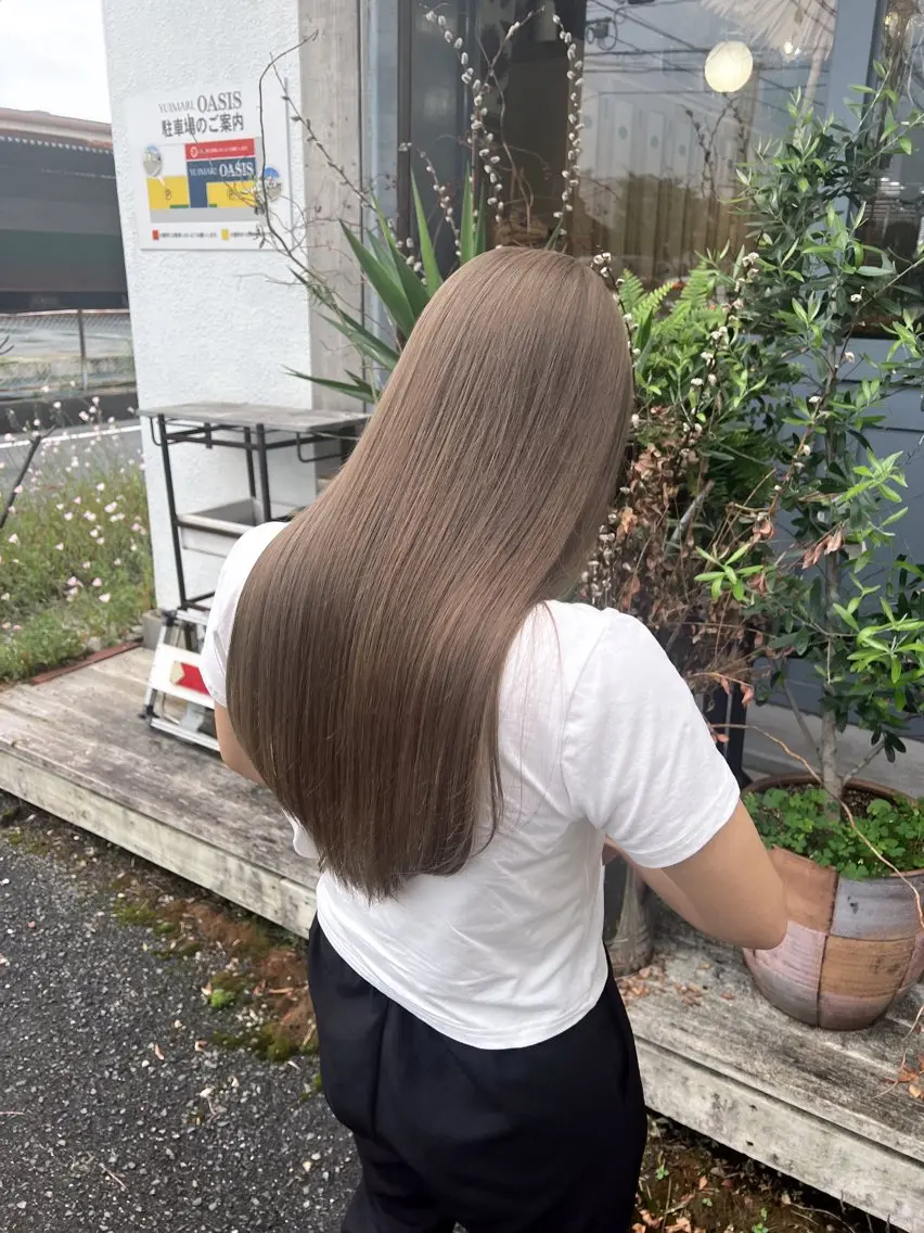ロング カット ヘアカラー トリートメント 【YUIMARL】 TATSUYAのヘアスタイル