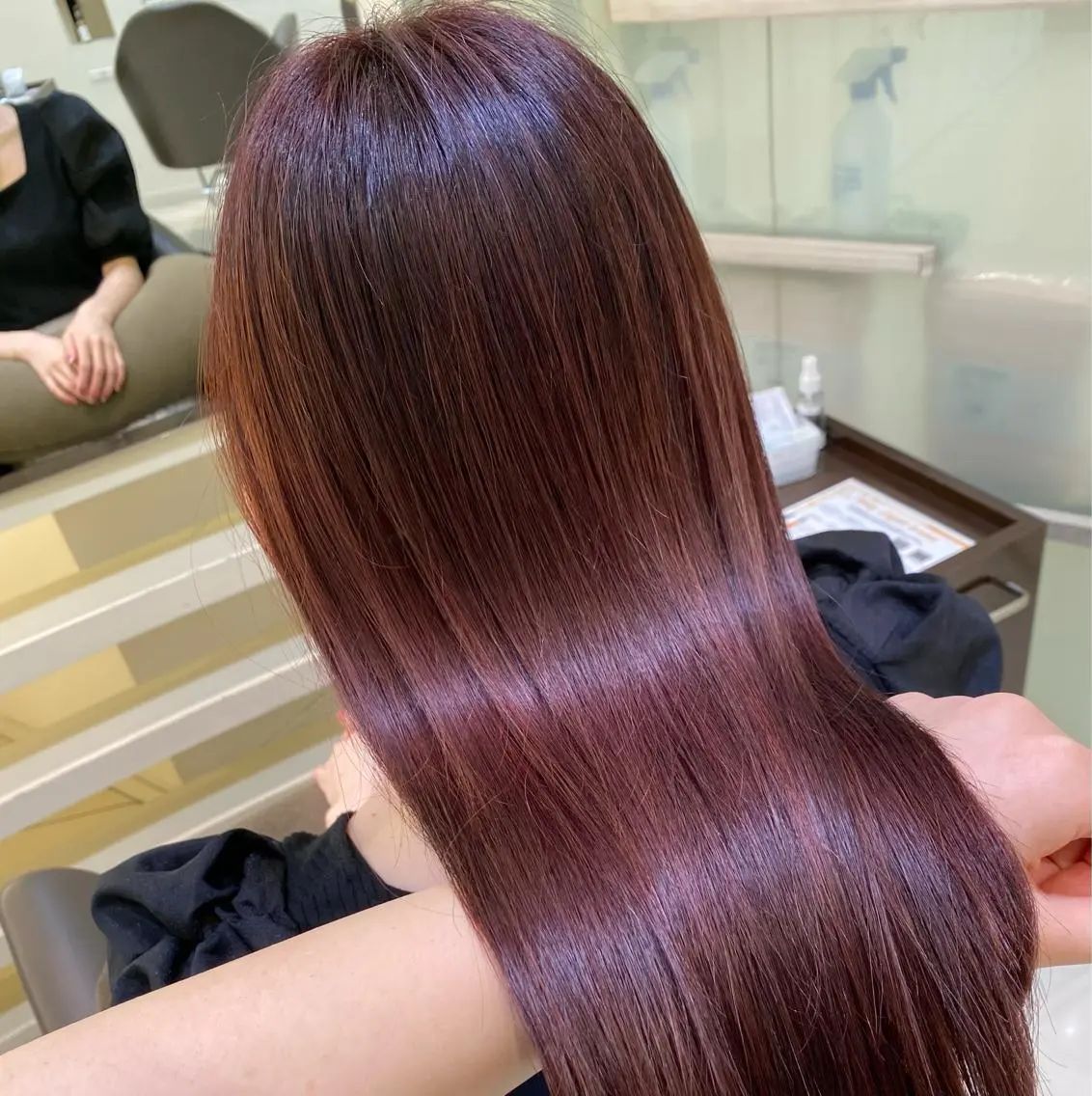 ロング カラー 銀座メンズ専門🖤 叶奈々のヘアスタイル