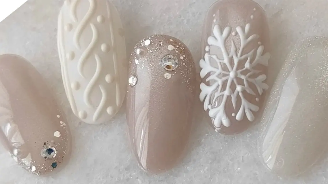 ネイル 冬ネイル ハンドネイル NAIL_ROOM Rのネイルデザイン