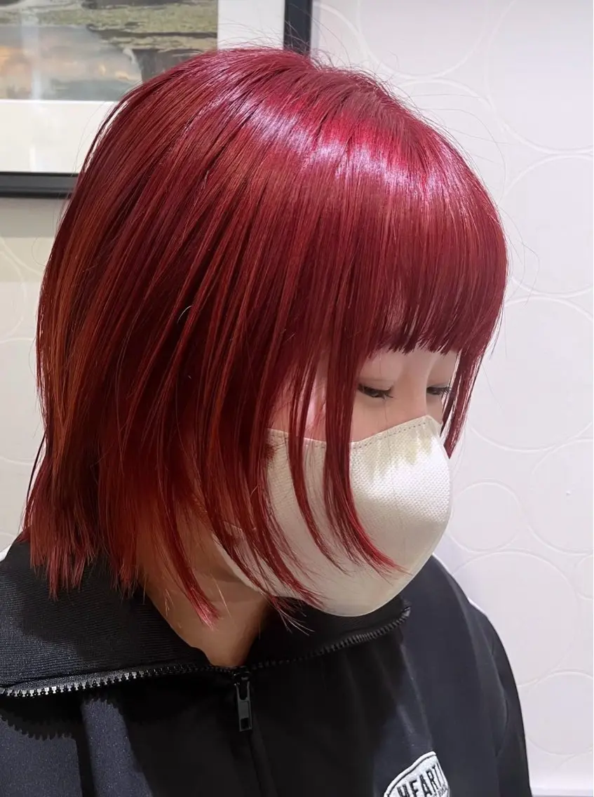 【ダメージケア重視🫧】カット＋Wケアカラー＋TOKIOトリートメント💖の写真