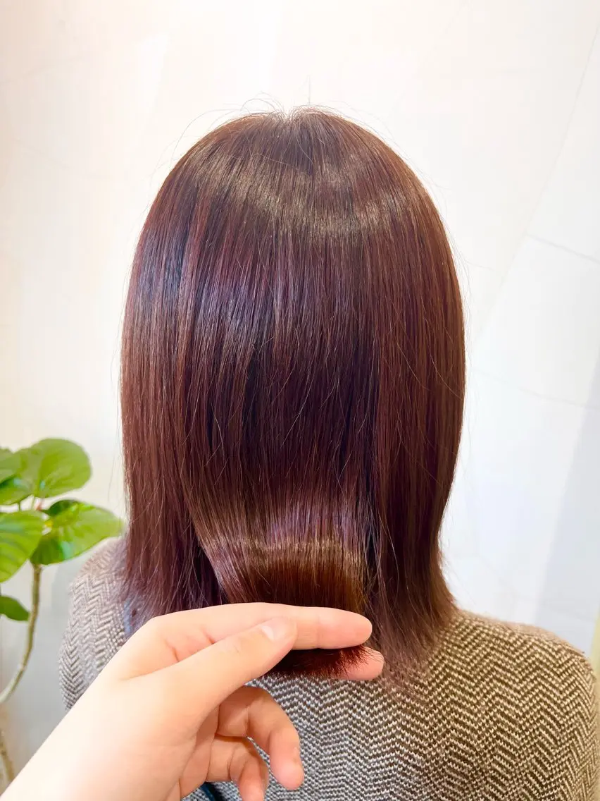 🌈髪質改善カラーエステ🌈リピーター様限定🦋ブリーチなし艶カラー🧡の写真