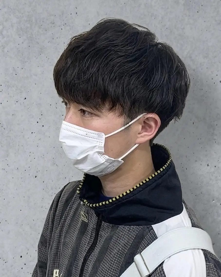 ショート パーマ メンズ キマるメンズパーマ クメユウキのヘアスタイル