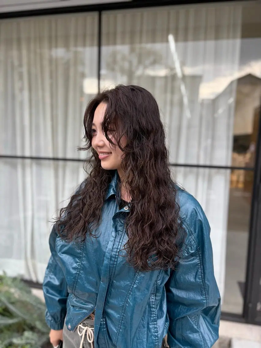 パーマ yu- naのヘアスタイル