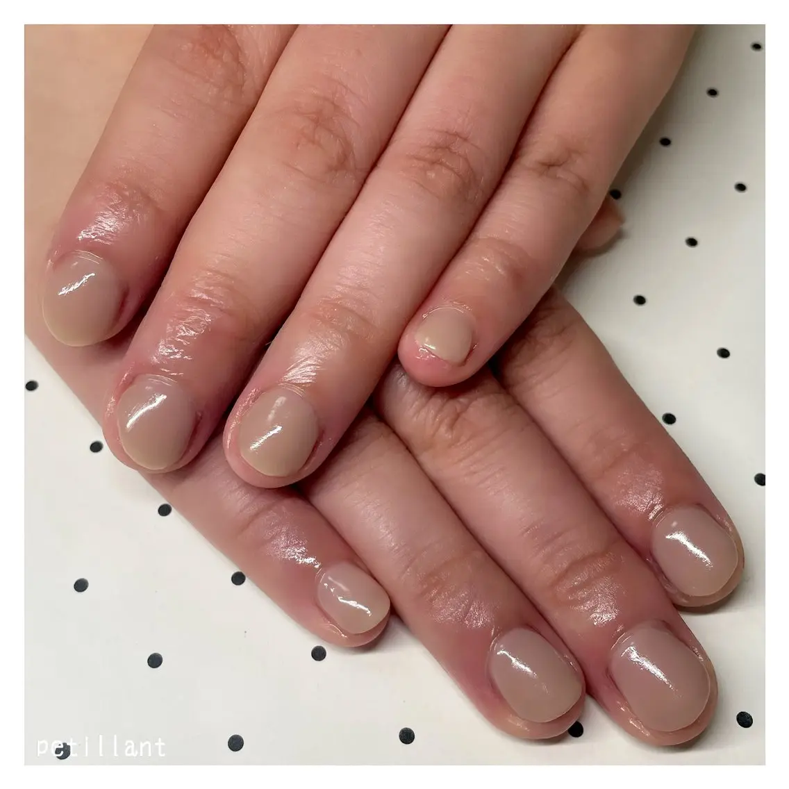 ネイル 長さ出し ジェルネイル nail salon petillantのネイルデザイン