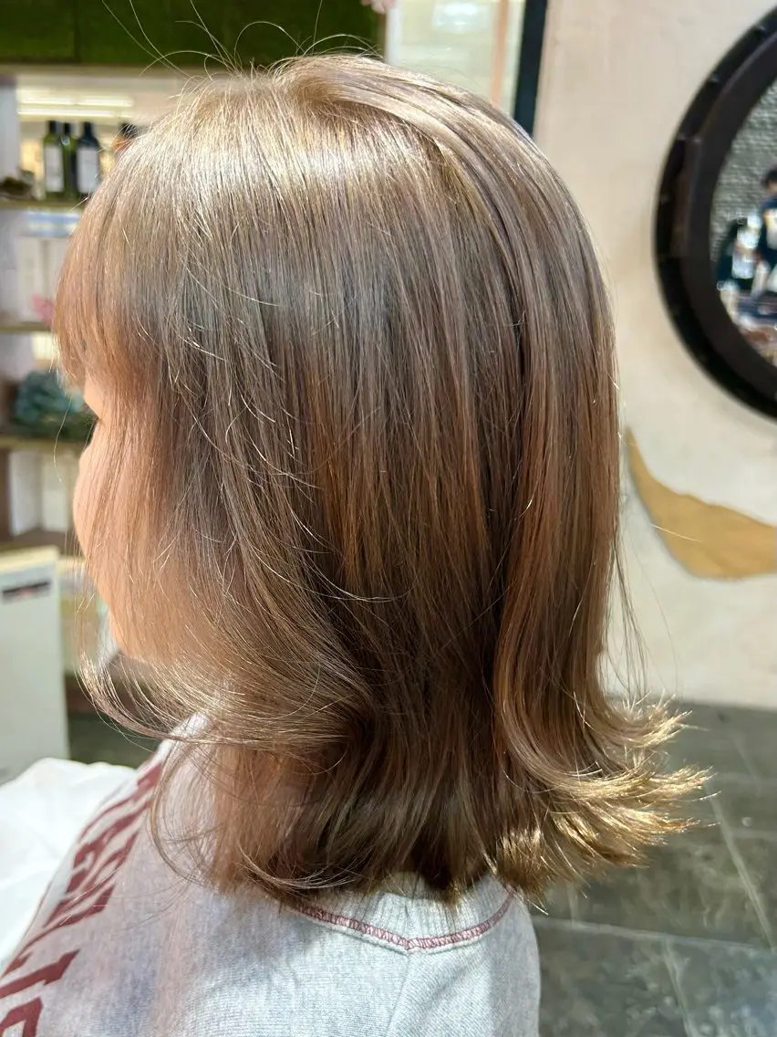ミディアム カラー 鎌ヶ谷大仏フレスコ ✂︎ NATSUMIのヘアスタイル