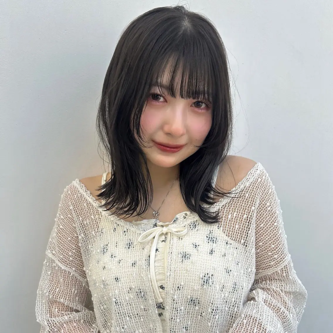 セミロング レイヤーカット ヘアカラー トリートメント ヘアセット 🌸透明感/レイヤー / 栗林 彩🌸のヘアスタイル