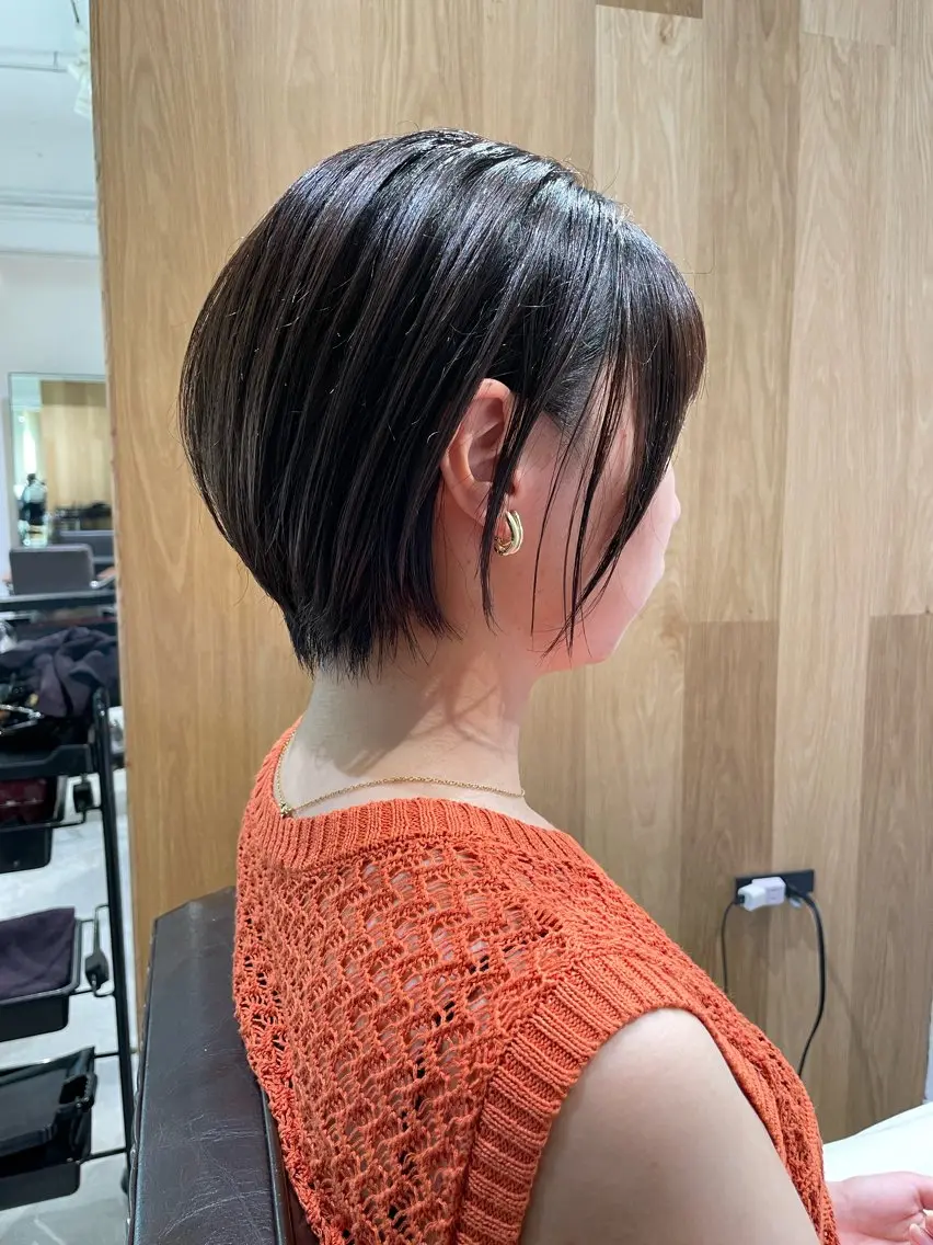 ショート ショートヘア カット 🩵縮毛矯正  髪質 改善 美髪🩵のヘアスタイル