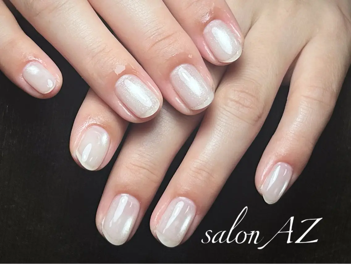 ネイル アートネイル フレンチネイル マグネットネイル ニュアンスネイル オフィスネイル ハンドネイル salon AZのネイルデザイン