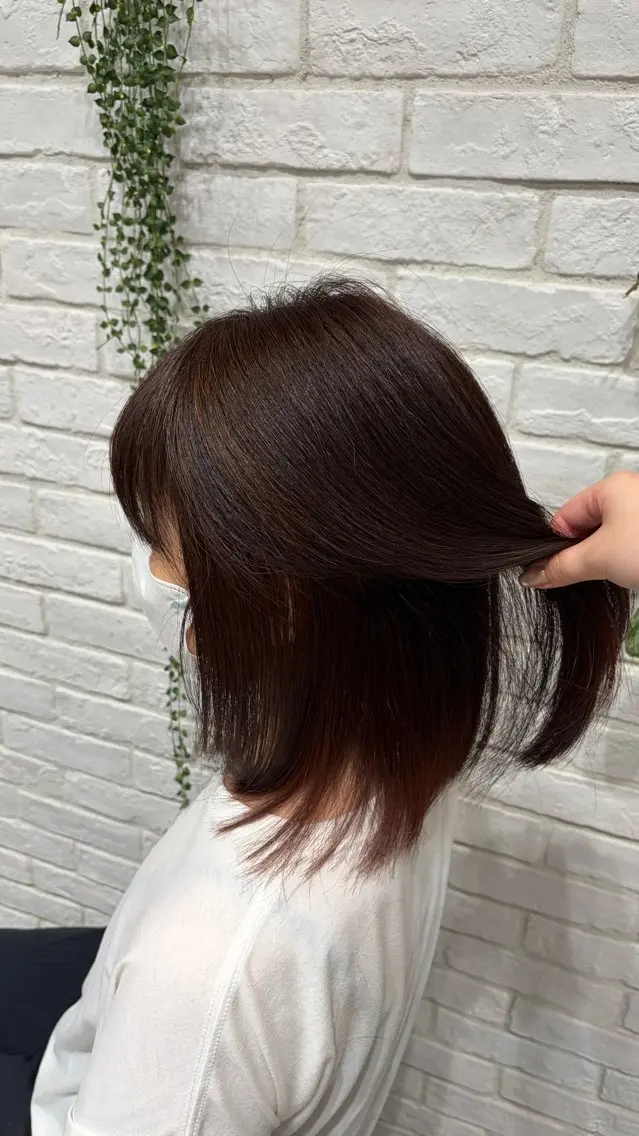 ミディアム カラー インナーカラー ピンクカラー ヘアカラー The C 海老名 まこ🎀のヘアスタイル