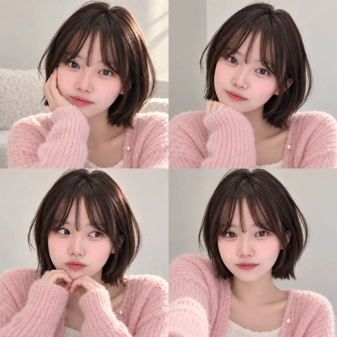 ショート カラー カット ヘアカラー トリートメント 🦋韓国風レイヤー/ 艶髪矯正🦋凛太郎のヘアスタイル