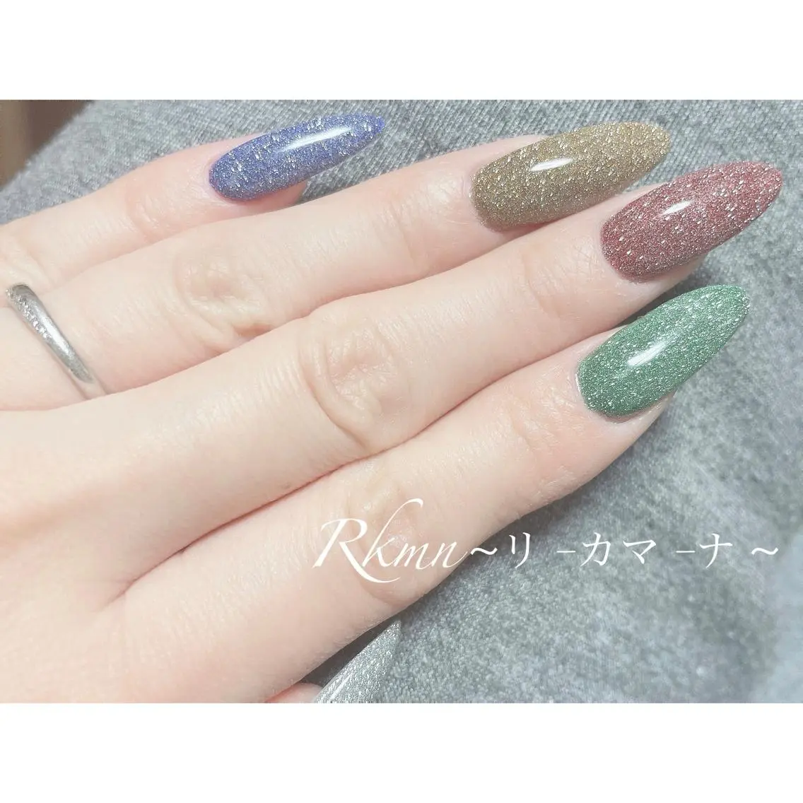 ネイル アートネイル フラッシュネイル フレンチネイル ジェルネイル グラデーション ハンドネイル フットネイル ハンドケア Rkmn ~リ-カマ-ナ~のネイルデザイン