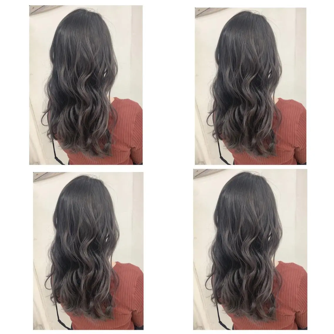 ロング カラー カット ヘアカラー 京都大人女性ショート 徒歩1分/秋山のヘアスタイル