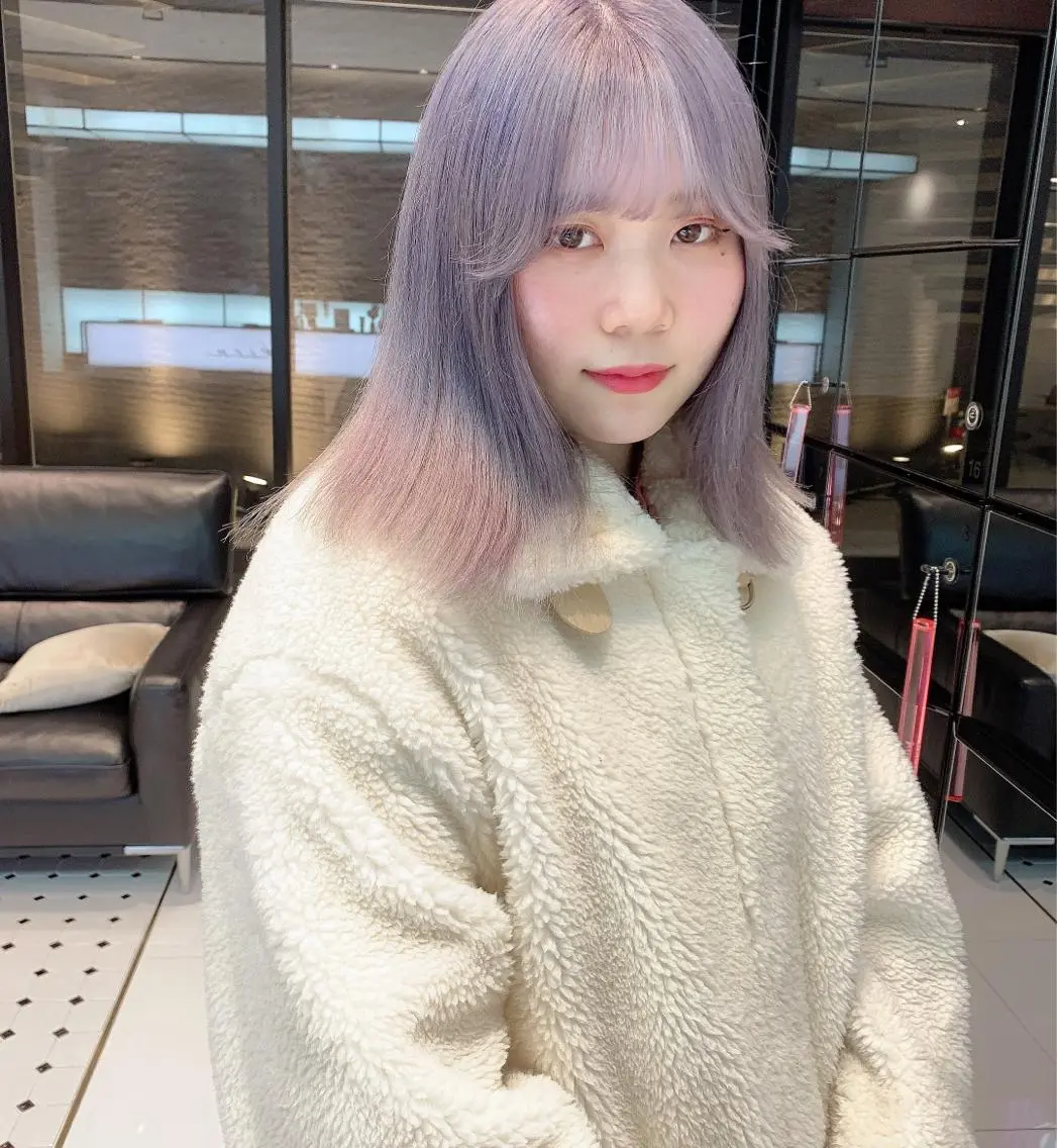 ミディアム カラー パーマ ヘアアレンジ メンズ キッズ ネイル マツエク・マツパ レイヤーカット🪽 カネコミユのヘアスタイル