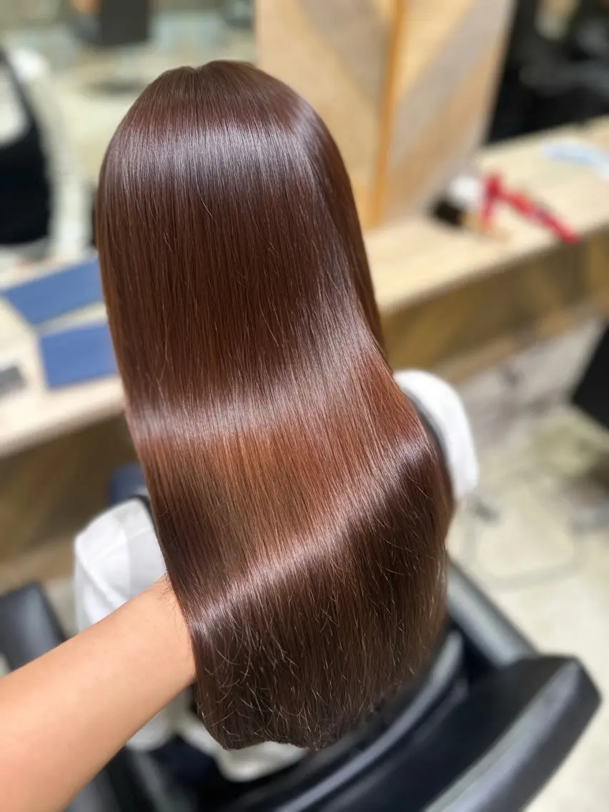 ロング カット トリートメント 🖤KURUMI🖤 潤艶・髪質改善のヘアスタイル