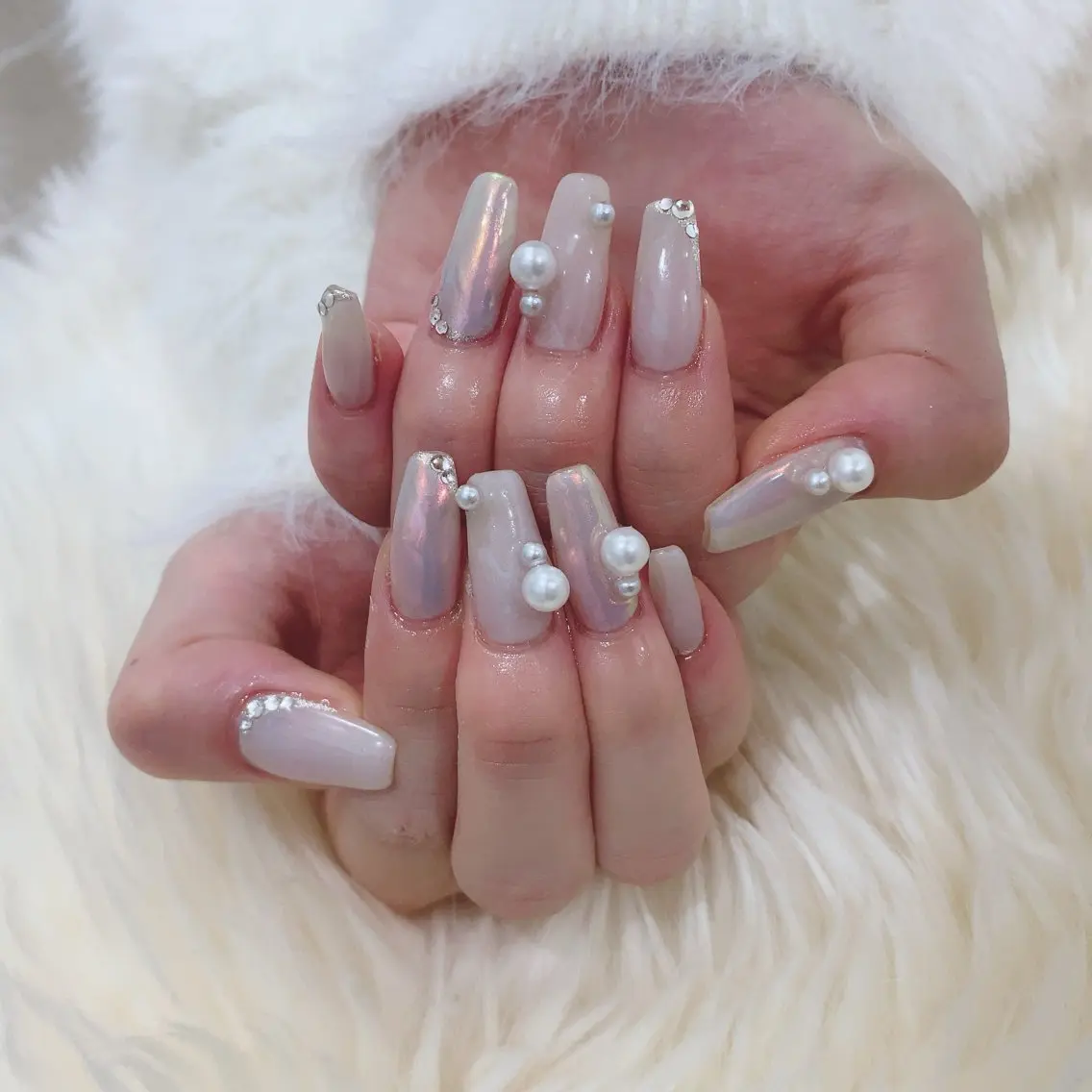 ネイル ミラーネイル ハンドネイル SOL NAILのネイルデザイン