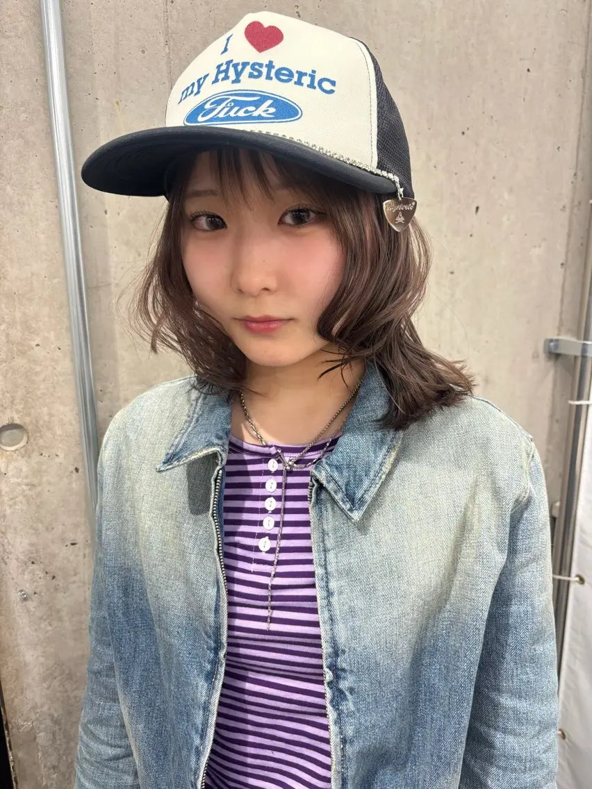 ミディアム カラー カット ヘアカラー トリートメント ⭐︎似合わせカラー /レイヤー✩momoのヘアスタイル
