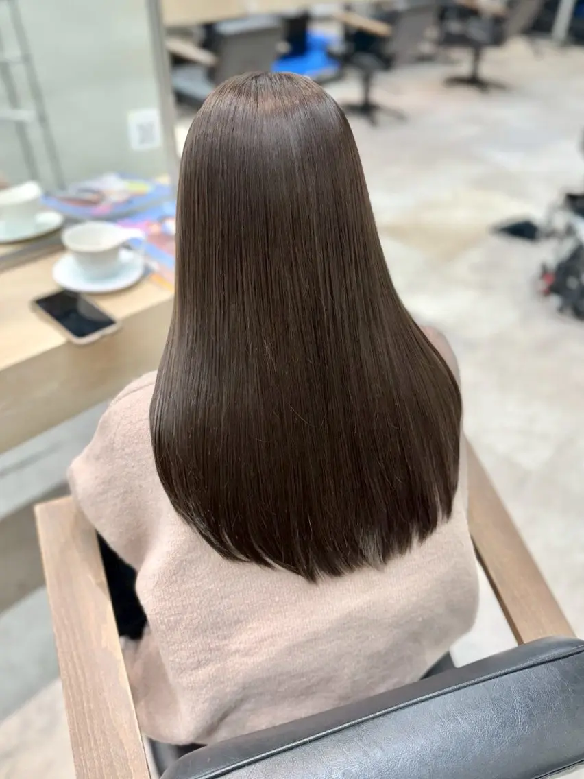 ロング カラー カラー&縮毛 kotojiのヘアスタイル