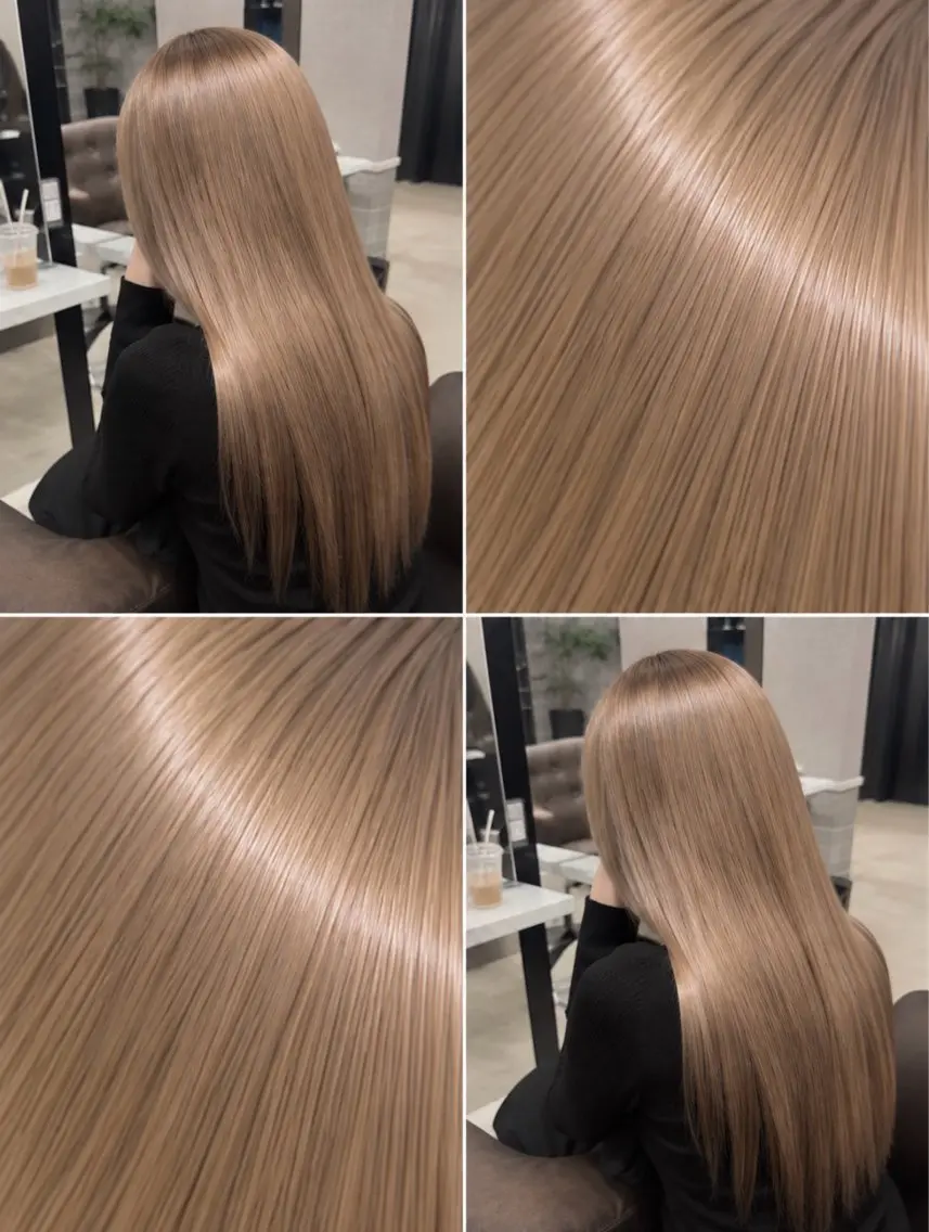 ロング カラー 色落ちまで盛れる 💟まなみのヘアスタイル