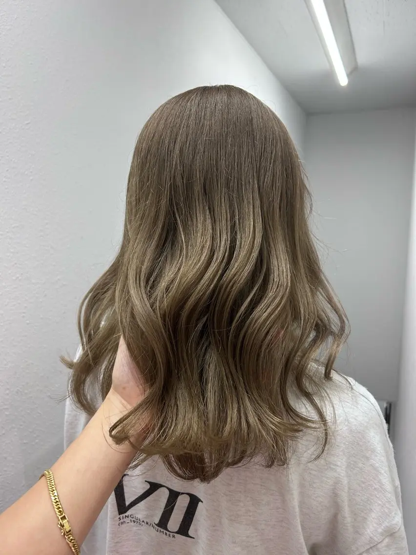 セミロング カット ヘアカラー トリートメント ヘッドスパ レイヤーStyle 🪽菜々実のヘアスタイル