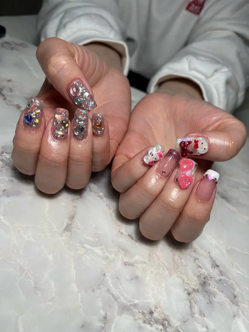 ネイル 長さ出し ネイルチップ Kawaiinail studioのネイルデザイン