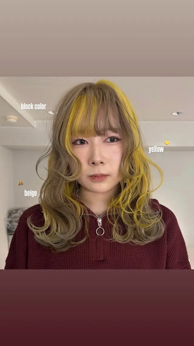 セミロング カラー ベージュカラー yurino🩵💍 レイヤー、ヘアセットのヘアスタイル