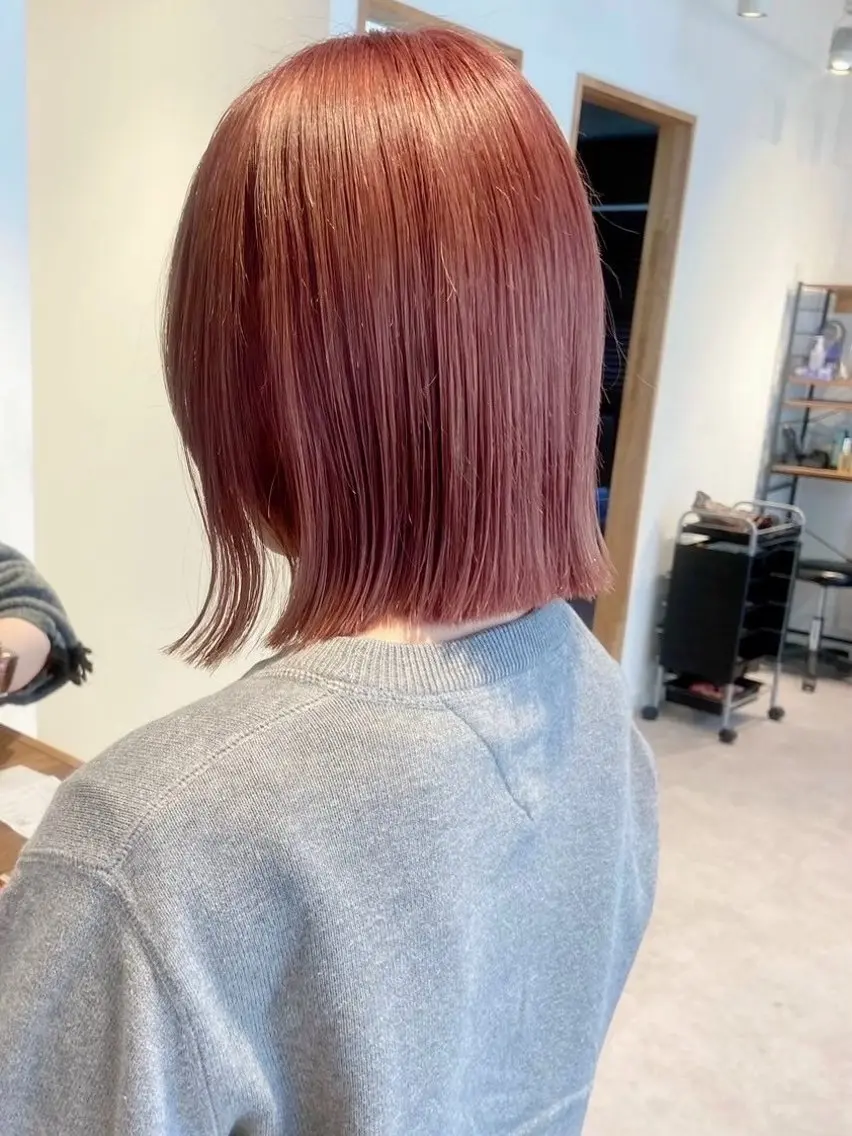 ☆平日1名様限定☆可愛いピンク🦩➕アイロンorコテ巻き仕上げの写真