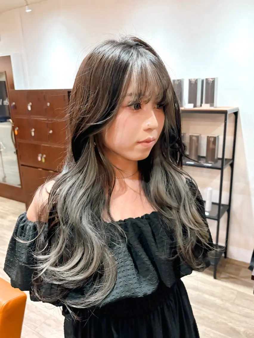 ロング カラー ヘアカラー 宮本 泰周のヘアスタイル