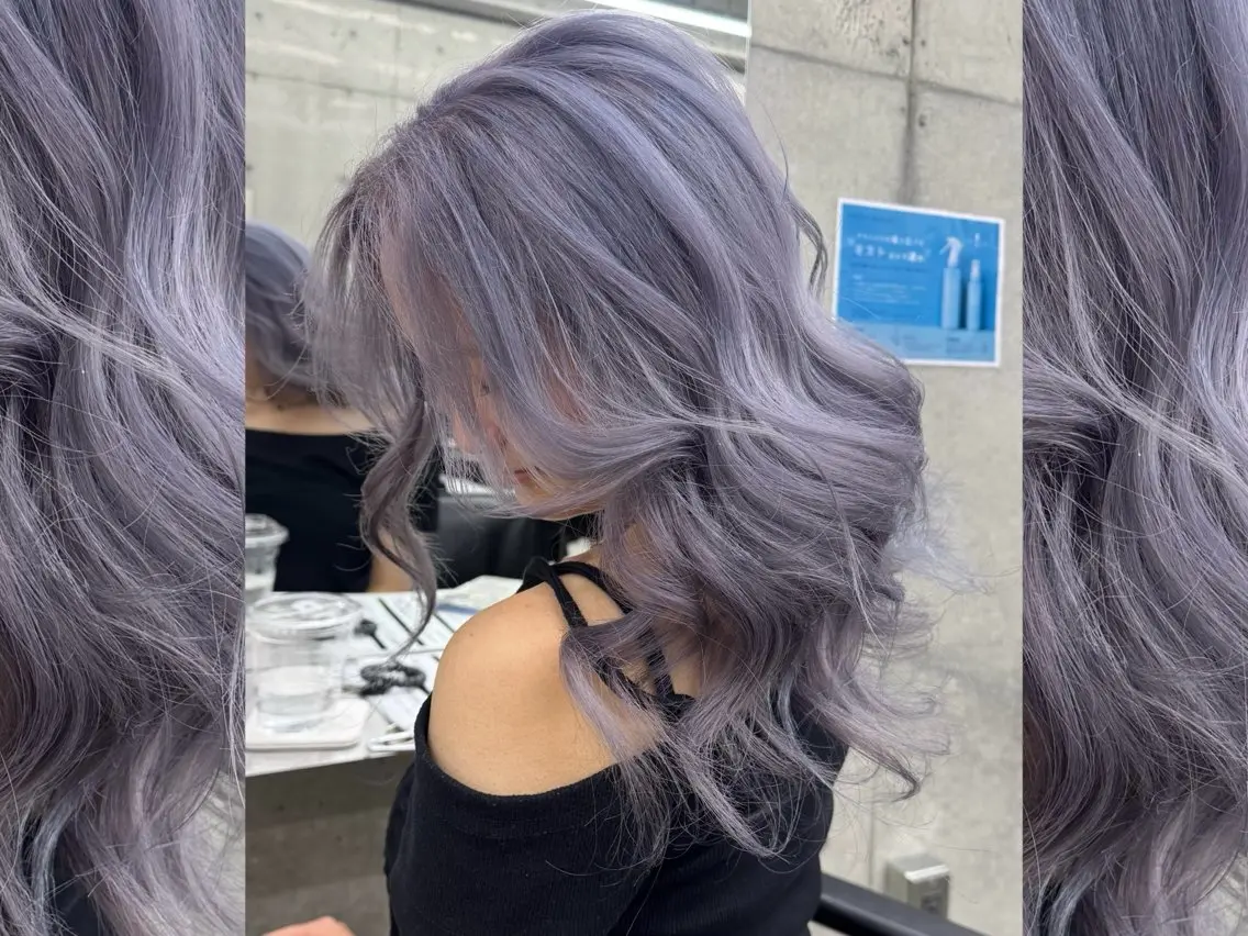 ロング ヘアカラー 齋藤 梨乃のヘアスタイル