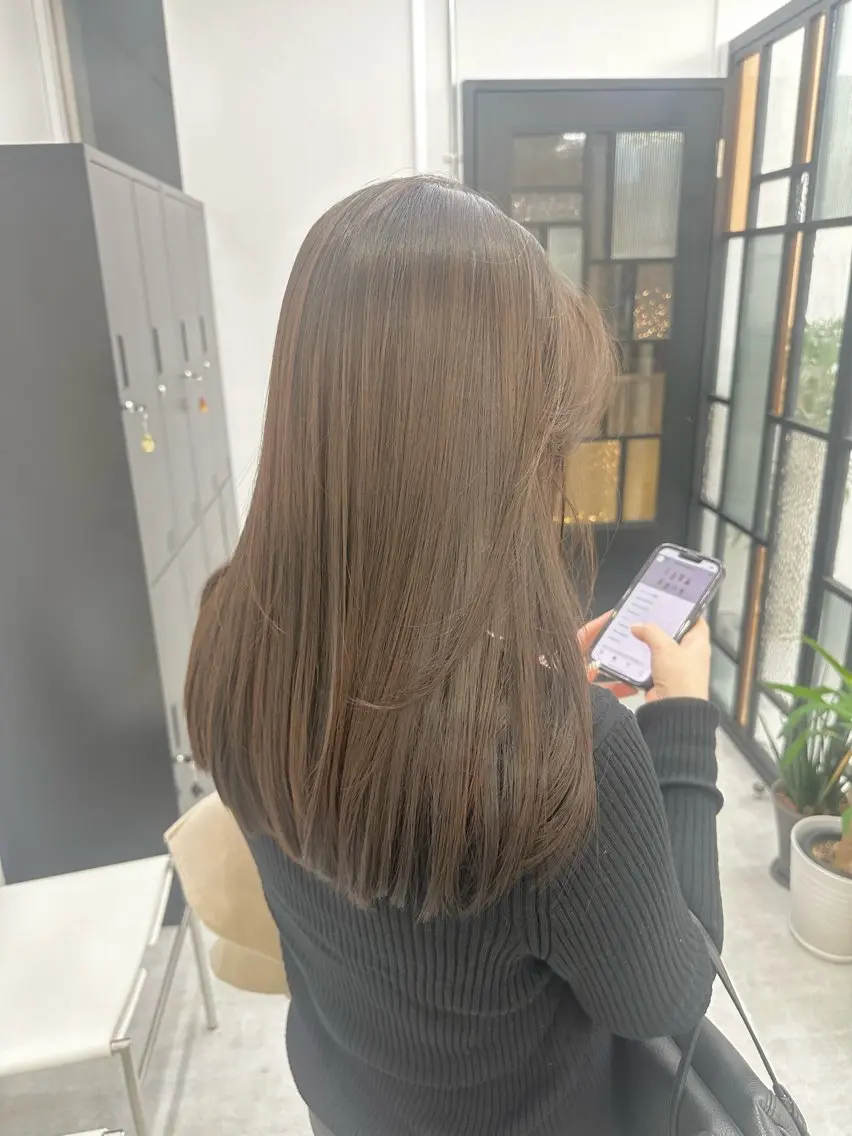 ロング カラー MAI/髪質改善/ 幹細胞トリートメントのヘアスタイル
