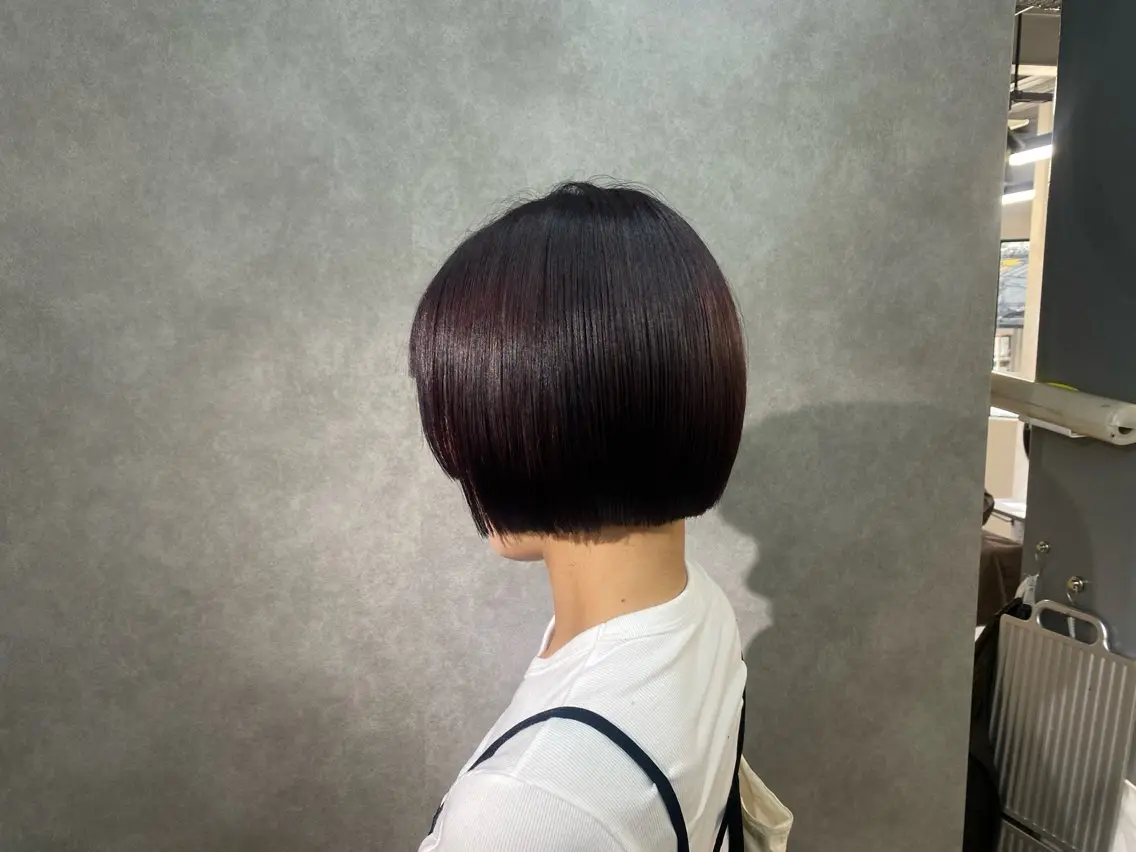 【カット+前髪ストレート】髪質改善トリートメント付きの写真