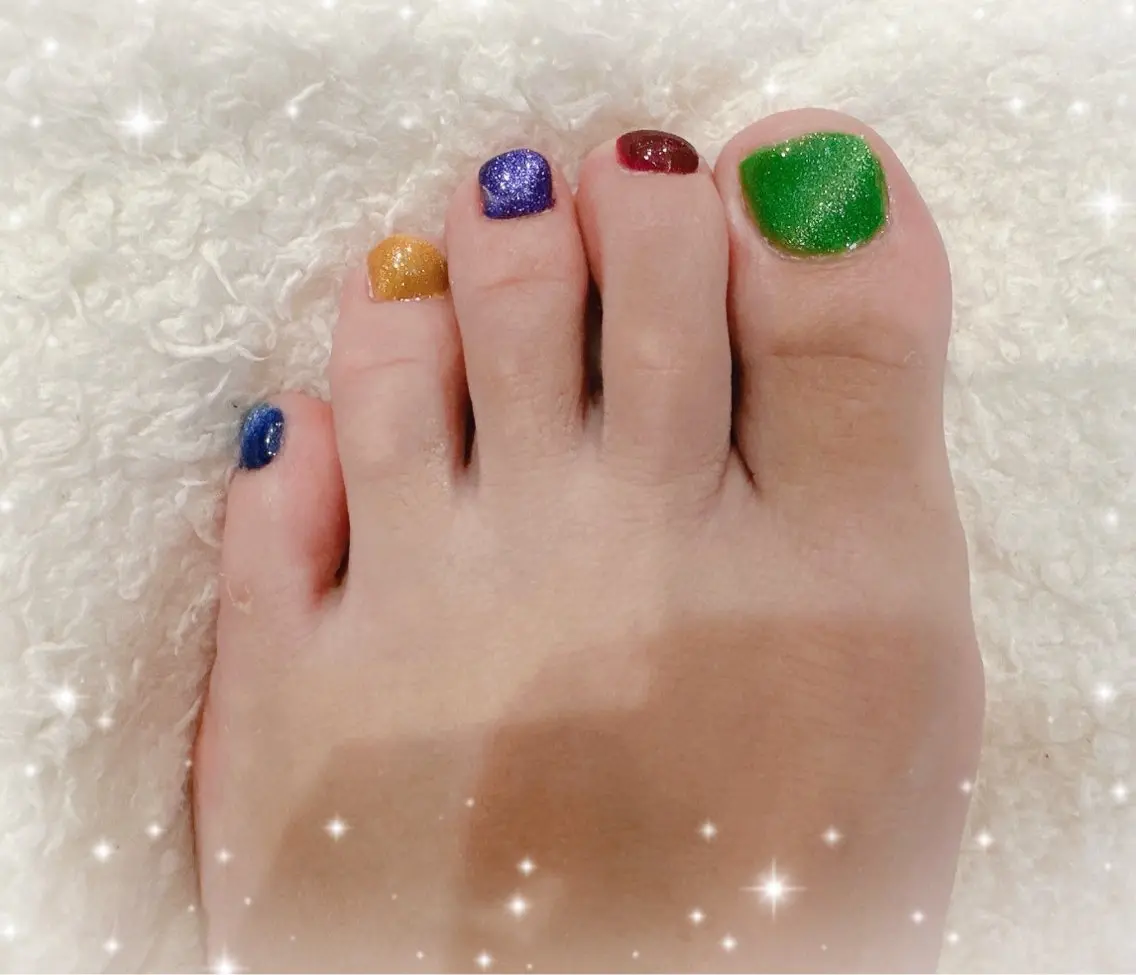 ネイル フットネイル ⭐️Chii ⭐️のネイルデザイン